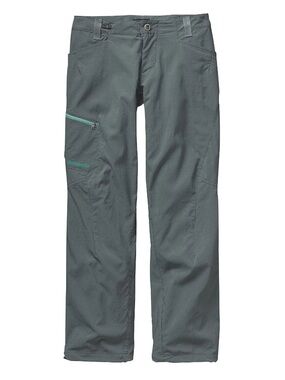 Patagonia RPS Rock Hiking Climbing Pants Gray Turquoise Women’s 0